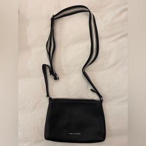 Marc Jacobs Black Leather Crossbody Purse
